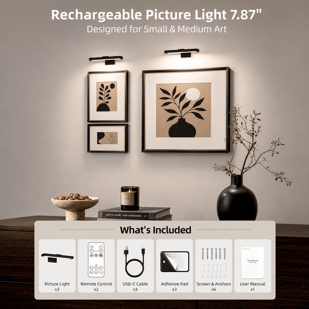 EZVALO EZPL01 Picture Light - EZVALO