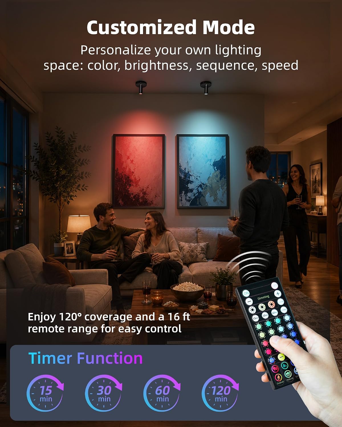 EZVALO ODIN RGB Spotlights - EZVALO