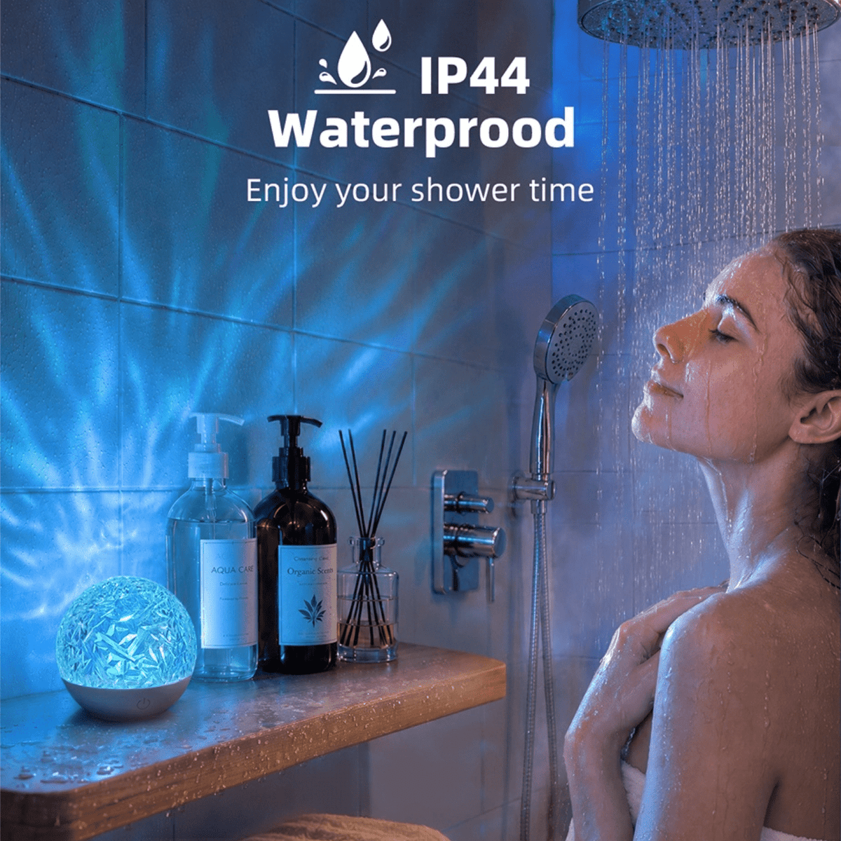 EZVALO Spa-Like RGB Shower Lamp - EZVALO