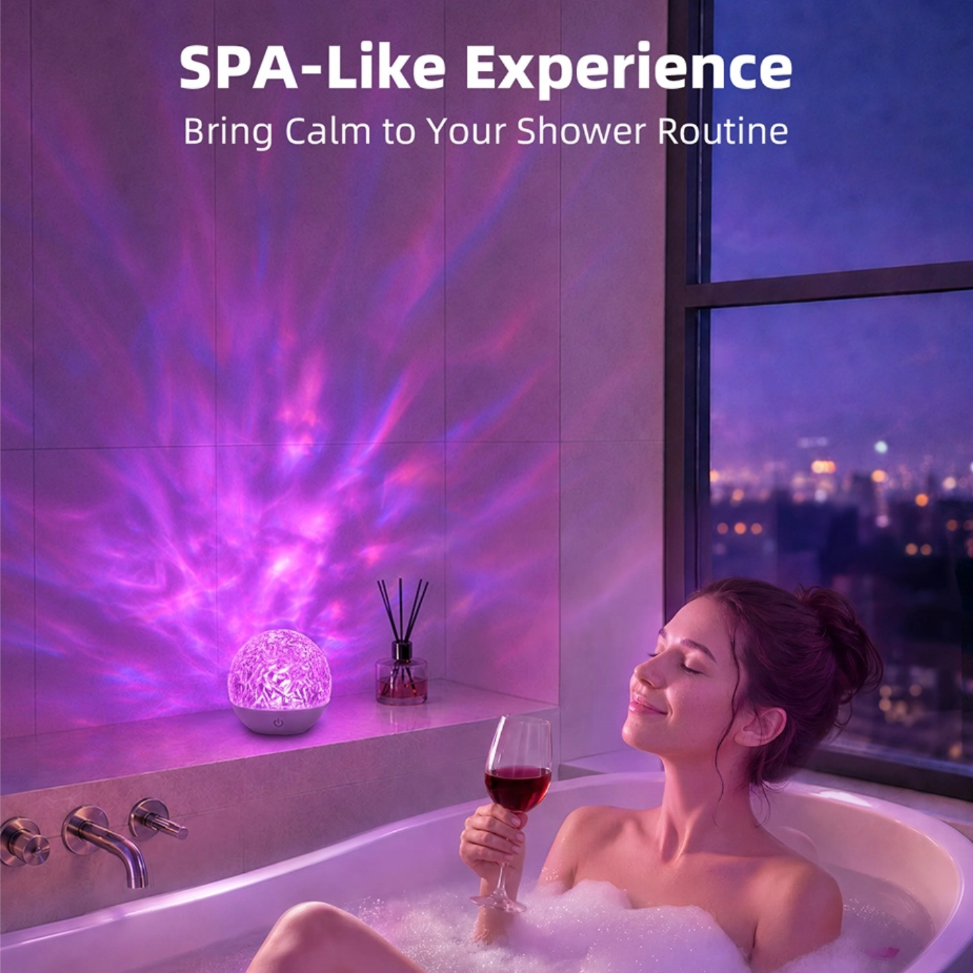EZVALO Spa-Like RGB Shower Lamp