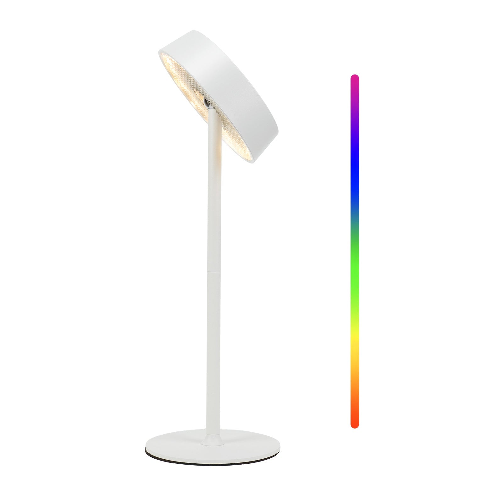 Cordless Lamp, Rechargeable Table Lamp, Battery Operated, RGB Dimmable Touch Control, 3 Color Temperatures, LED Memory Function, Portable Outdoor Waterproof Desk Lamp, Restaurant Dining Patio Kitchen - EZVALO