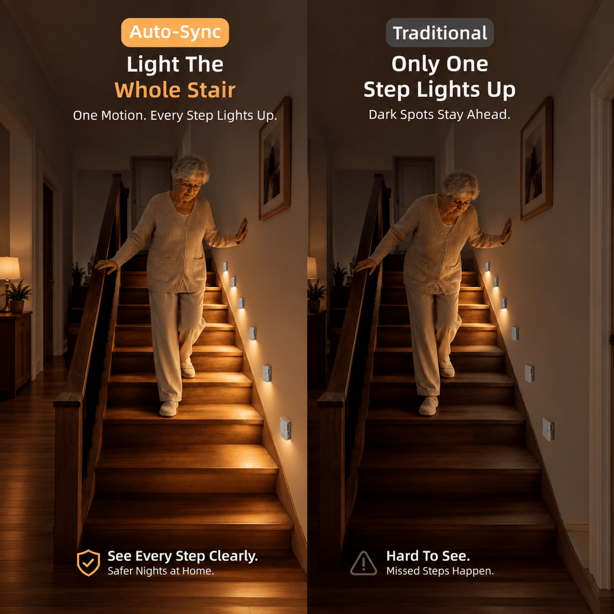 EZVALO EZNL01 Motion Sensor Night Lights - EZVALO