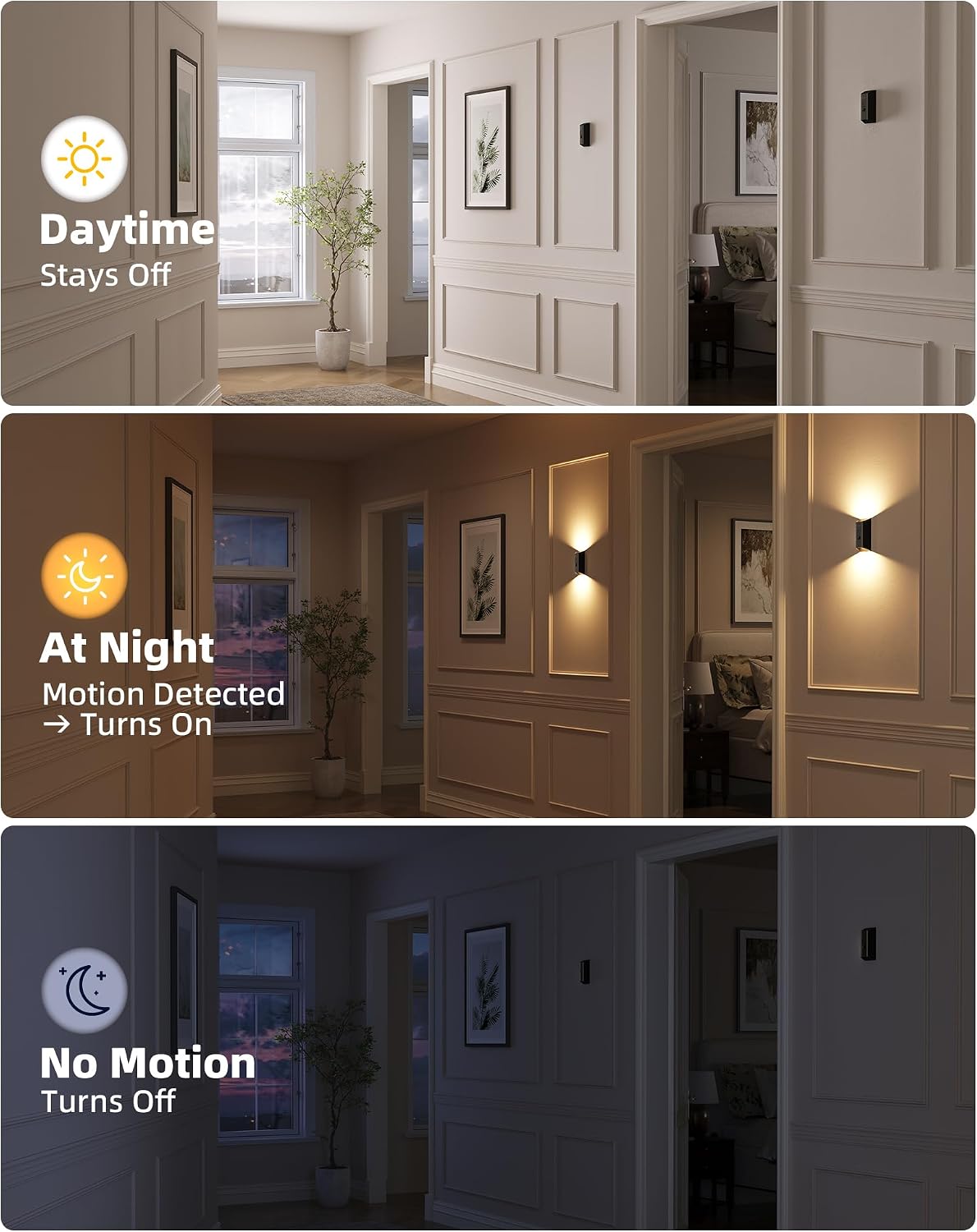 EZVALO EZWL03 Motion Sensor Wall Light - EZVALO