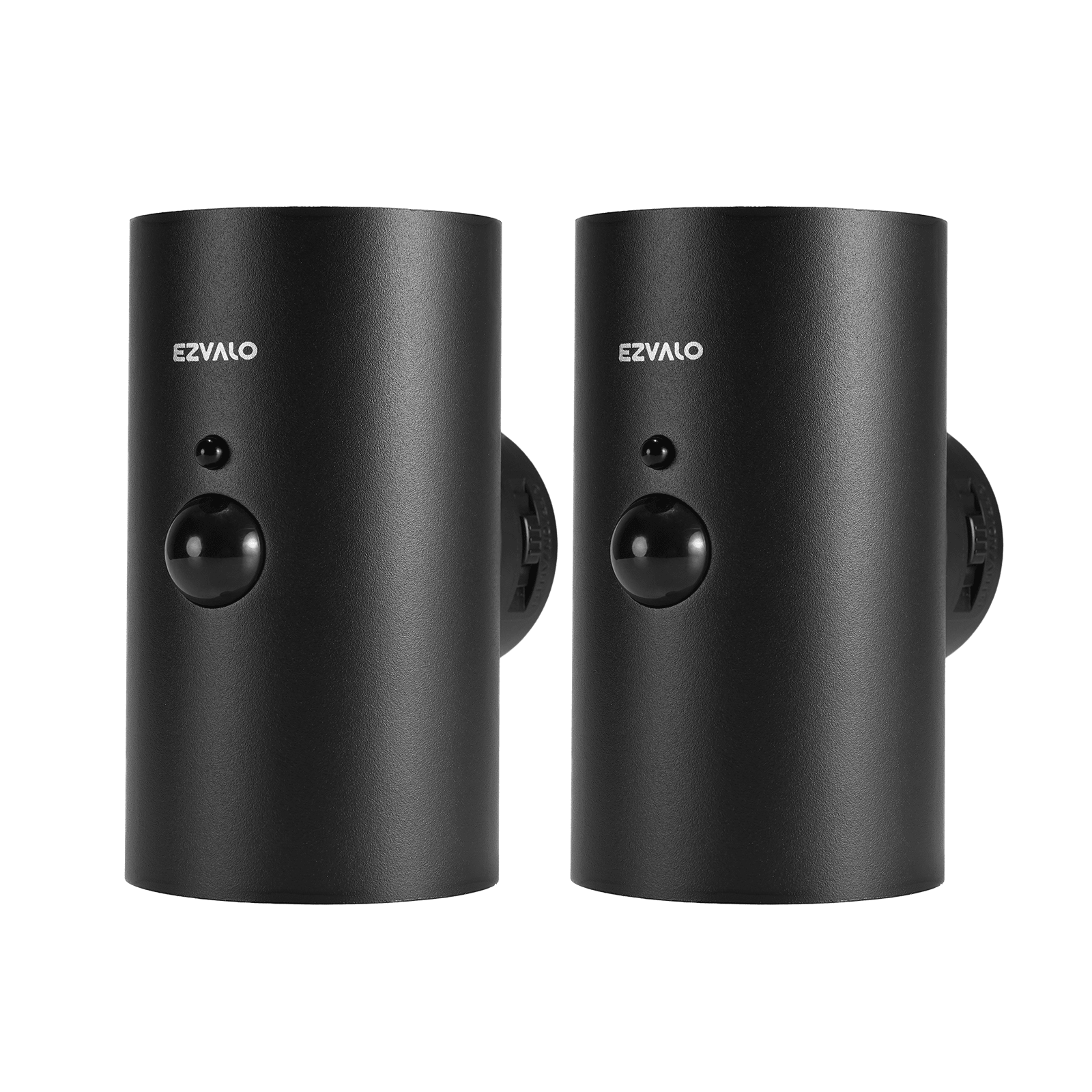 EZVALO Motion Sensor Wall Light, 4000mAh Rechargeable Wall Sconce with Remote, 12 RGB & 3 Color Temps, Up & Down Ambient Lighting for Bedroom, Hallway, Corner Decor (2 Pack, Black) - EZVALO