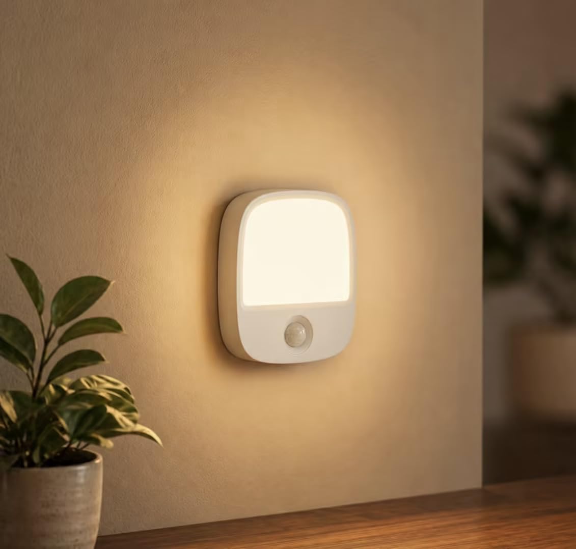 EZVALO Rechargeable Motion Sensor Night Lights,Magnetic Stick-On LED Lights, 3 Color Temperatures, 10%-100% Dimming & Memory, 1000mAh Light for Closet, Bedroom, Hallway, Stairs, Bathroom - EZVALO