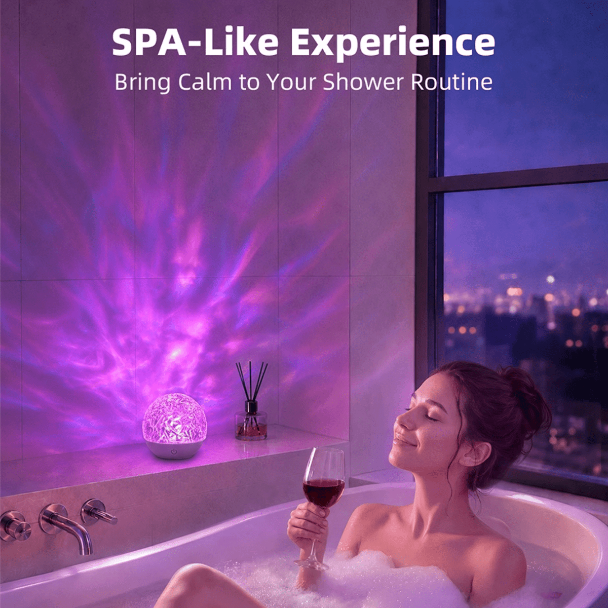 EZVALO Spa-Like RGB Shower Lamp - EZVALO